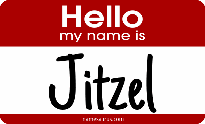 Hello my name is Jitzel png download