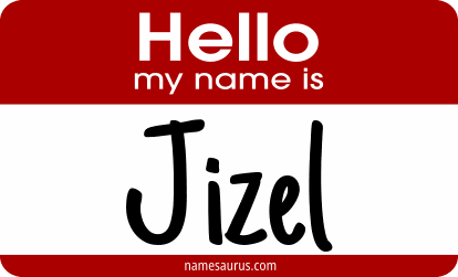 Hello my name is Jizel png download