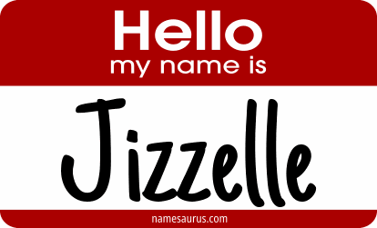 Hello my name is Jizzelle png download