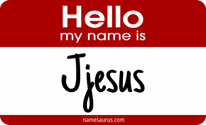 Hello my name is Jjesus png download