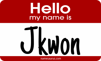 Hello my name is Jkwon png download