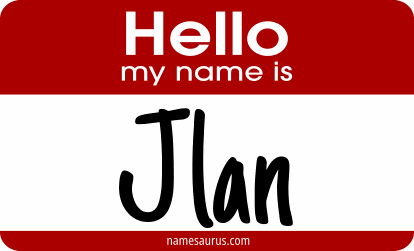 Hello my name is Jlan png download
