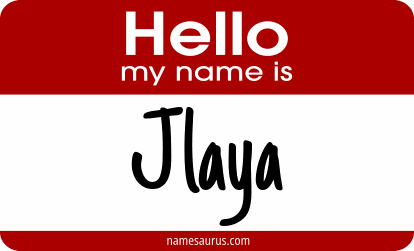 Hello my name is Jlaya png download