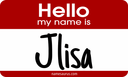 Hello my name is Jlisa png download
