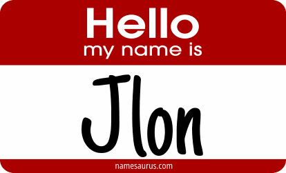 Hello my name is Jlon png download