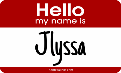 Hello my name is Jlyssa png download