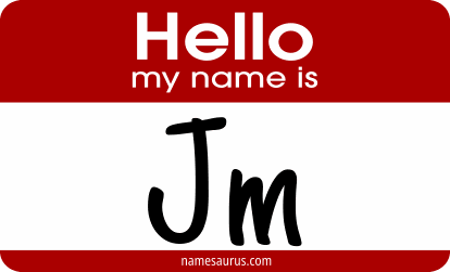 Hello my name is Jm png download