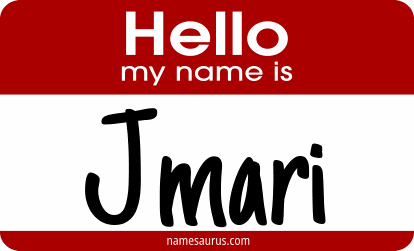 Hello my name is Jmari png download