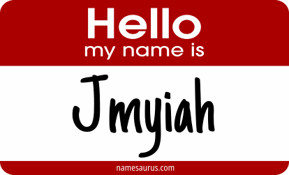 Hello my name is Jmyiah png download