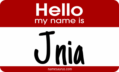 Hello my name is Jnia png download