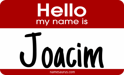 Hello my name is Joacim png download