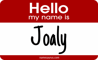 Hello my name is Joaly png download