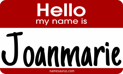 Hello my name is Joanmarie png download