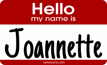 Hello my name is Joannette png download