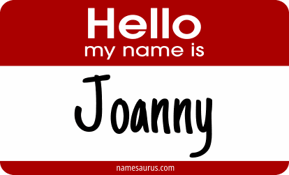 Hello my name is Joanny png download