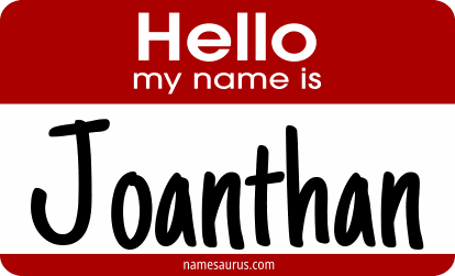Hello my name is Joanthan png download