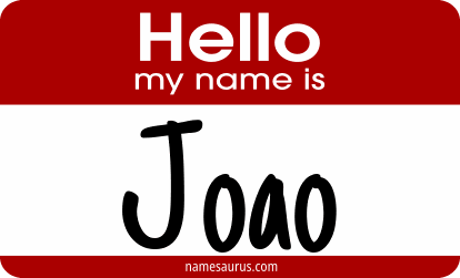 Hello my name is Joao png download