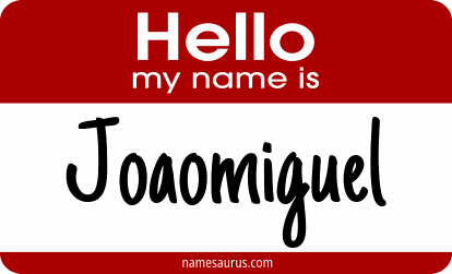 Hello my name is Joaomiguel png download