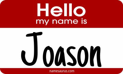 Hello my name is Joason png download