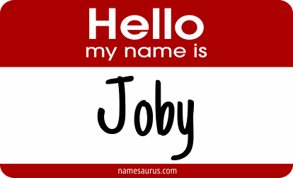 Hello my name is Joby png download