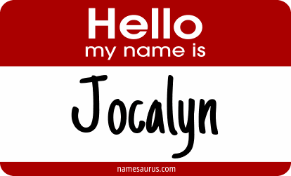 Hello my name is Jocalyn png download