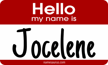 Hello my name is Jocelene png download