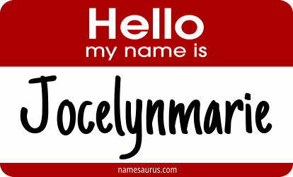 Hello my name is Jocelynmarie png download