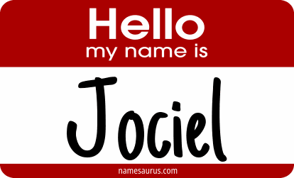 Hello my name is Jociel png download