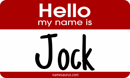 Hello my name is Jock png download