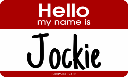 Hello my name is Jockie png download