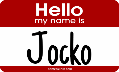 Hello my name is Jocko png download