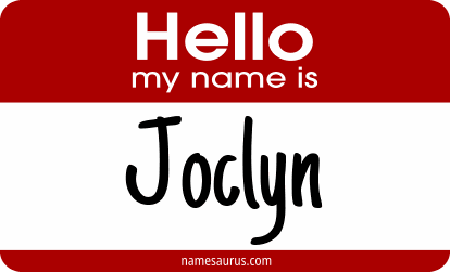 Hello my name is Joclyn png download