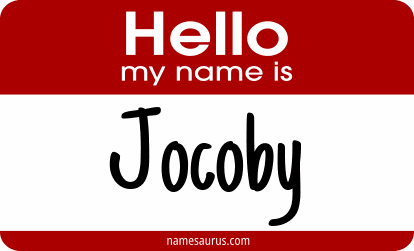 Hello my name is Jocoby png download