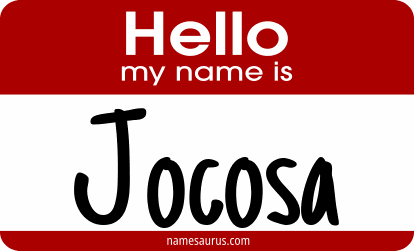 Hello my name is Jocosa png download