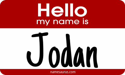 Hello my name is Jodan png download