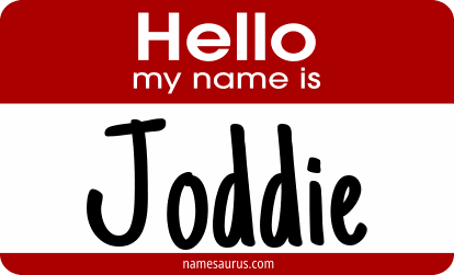 Hello my name is Joddie png download