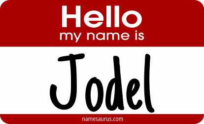 Hello my name is Jodel png download