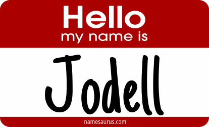 Hello my name is Jodell png download