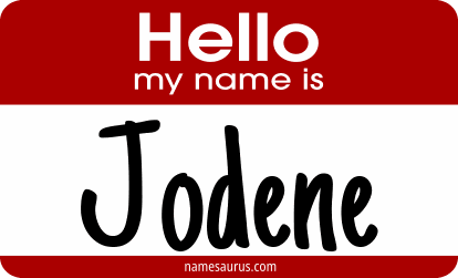 Hello my name is Jodene png download