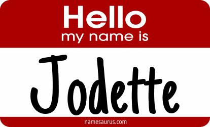 Hello my name is Jodette png download