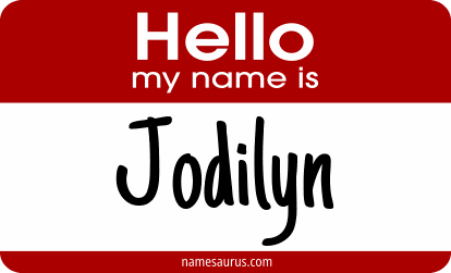 Hello my name is Jodilyn png download