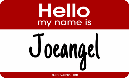 Hello my name is Joeangel png download
