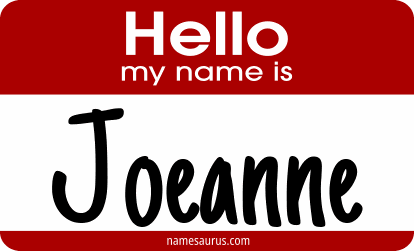 Hello my name is Joeanne png download