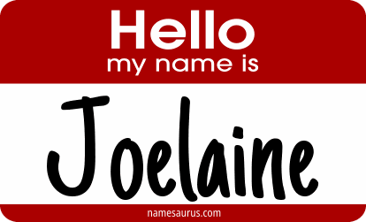 Hello my name is Joelaine png download