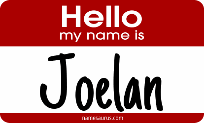 Hello my name is Joelan png download