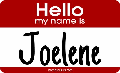 Hello my name is Joelene png download