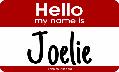 Hello my name is Joelie png download