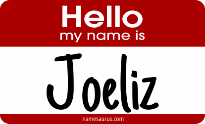 Hello my name is Joeliz png download