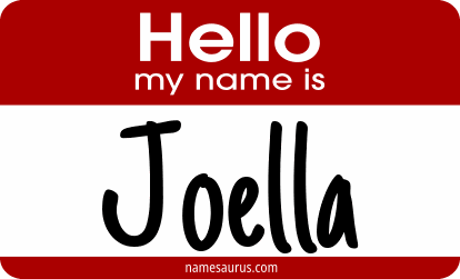 Hello my name is Joella png download