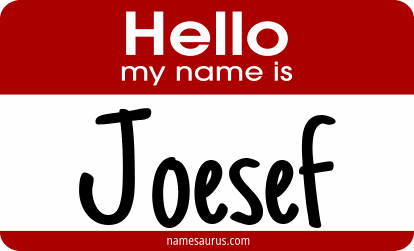 Hello my name is Joesef png download